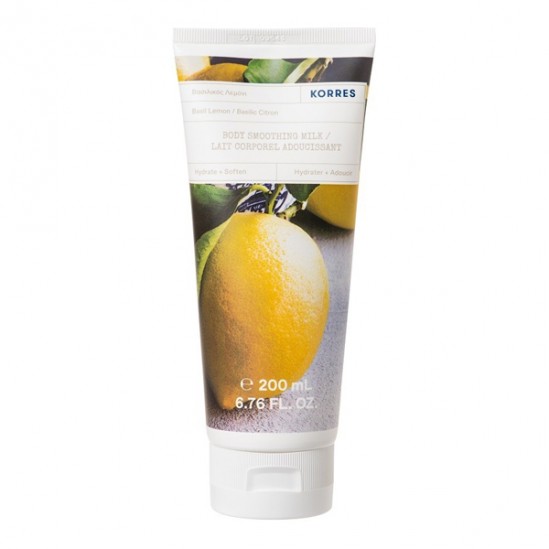 Korres basilic citron lait corporel adoucissant 200ml