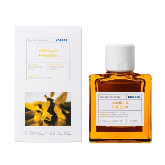 Korres vanille freesia eau de toilette 50ml