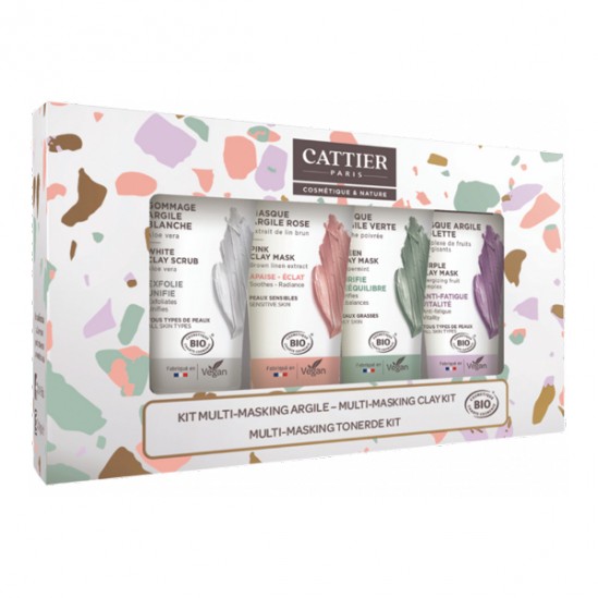 Cattier coffret multi masking à l'argile