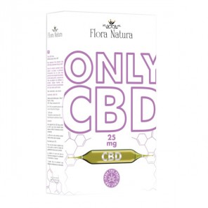 Flora natura only cbd 25mg 20 ampoules