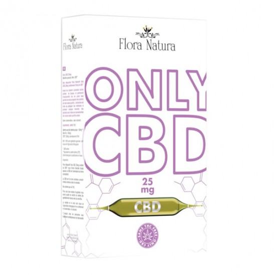 Flora natura only cbd 25mg 20 ampoules