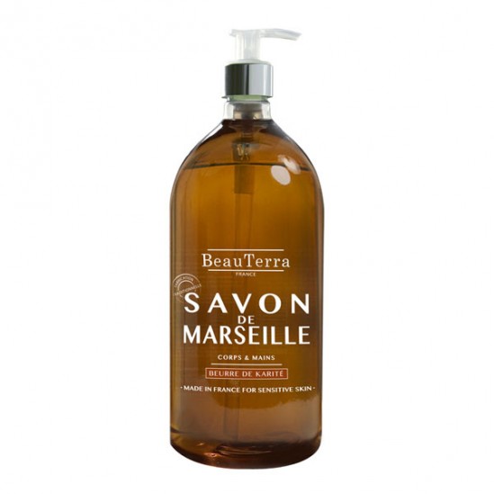 Beauterra savon de Marseille beurre de karité 1L