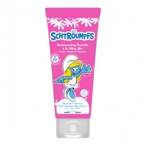 Le comptoir du bain les schtroumpfs shampooing parfum mûre bio 200ml
