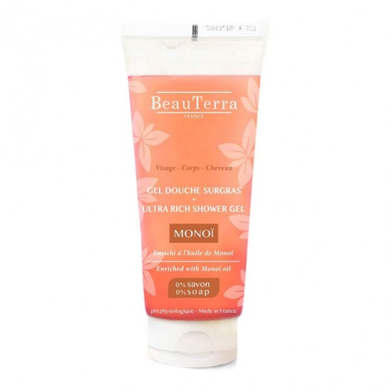 Beauterra gel douche surgras verveine citron 100ml