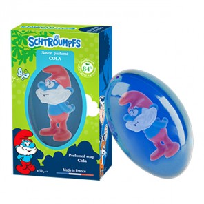 Le comptoir du bain les schtroumpfs savon solide parfum cola 80g
