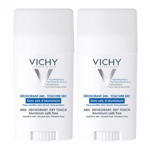 Vichy Déodorant Sans sels d'aluminium Duo Stick 2 x 40ml