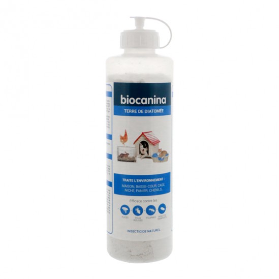 Biocanina terre de Diatomée en poudre insecticide naturel 100g