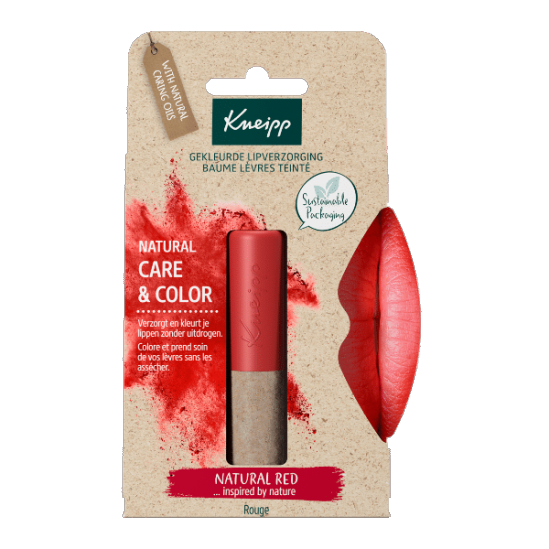 Kneipp baume à lèvres teinté natural red 3.5g