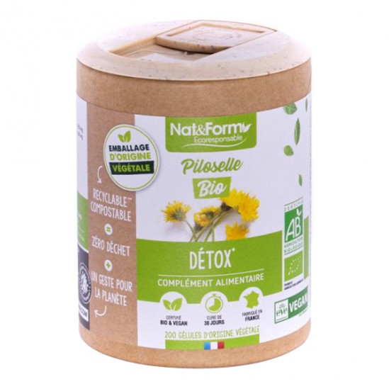 Nat&form piloselle bio format éco 200 gélules