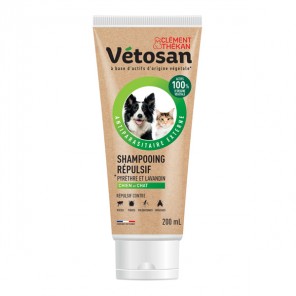 Clément thékan vétosan shampoing répulsif chien et chat 200ml
