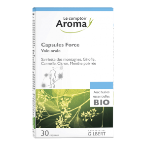 Le comptoir aroma capsules force bio 30 capsules