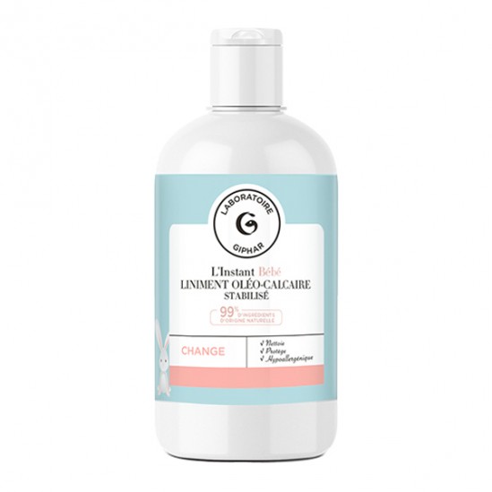 Giphar instant bébé liniment oléo calcaire 500ml