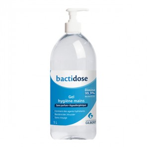 Gilbert gel hydroalcoolique bactidose 1L