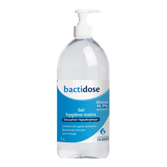 Gilbert gel hydroalcoolique bactidose 1L