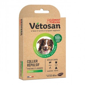 Clément thékan vétosan collier répulsif 68 cm pour chien