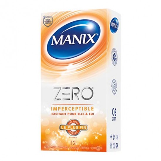 Manix zéro imperceptible 12 préservatifs