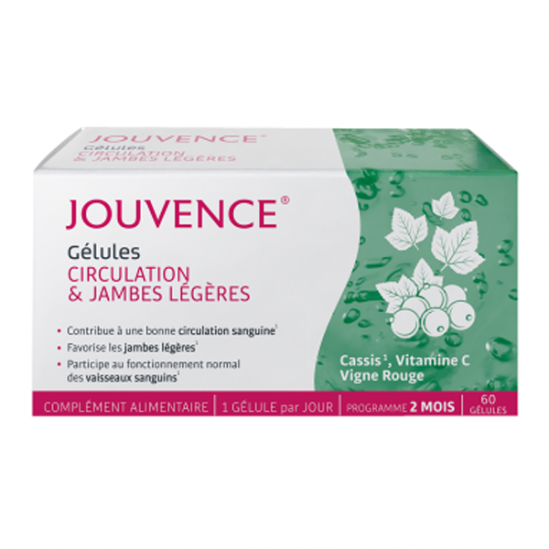 Jouvence circulation & jambes légères 60 gélules