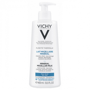 Vichy Pureté Thermale Lait Micellaire Minéral Visage et Yeux 400ml