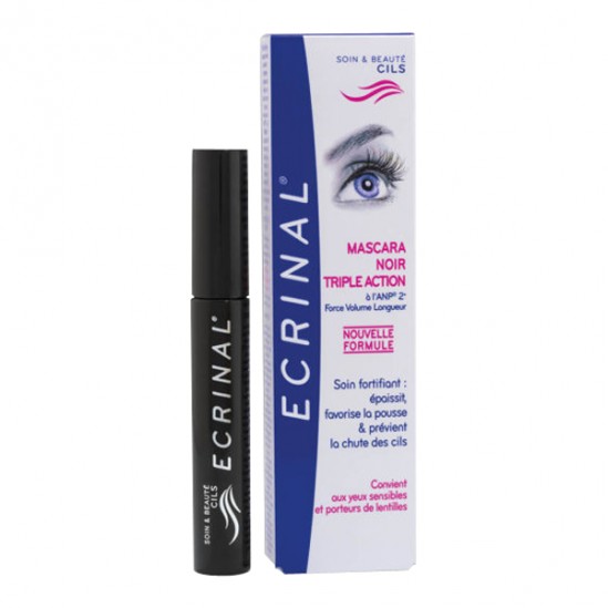 Ecrinal mascara noir fortifiant à l'ANP2+ 7ml
