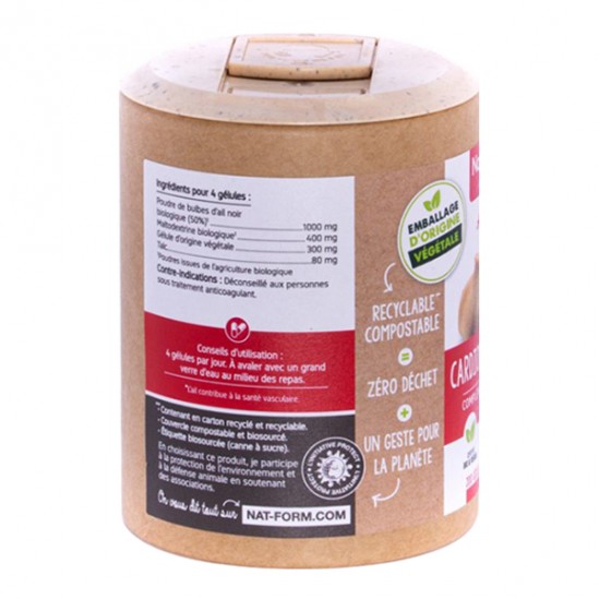 Nat&form ail noir bio écoresponsable 200 gélules