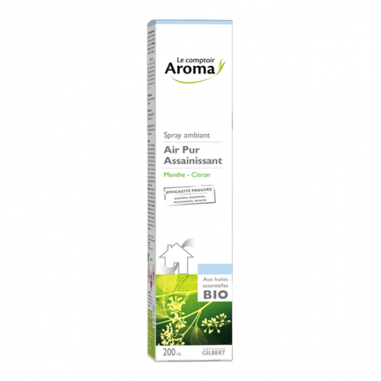 Le comptoir aroma air pur spray assainissant menthe-citron 200ml