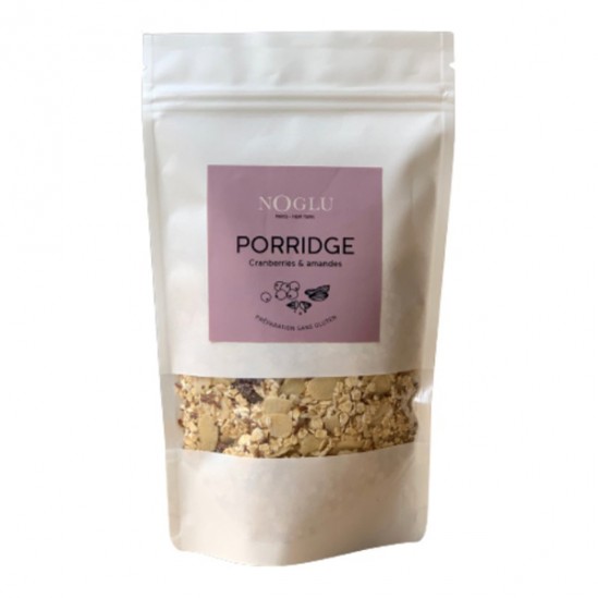 NOGLU Porridge cranberries & amandes