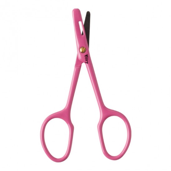 Vitry ciseaux nourrisson sécurité inox rose