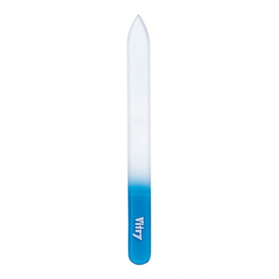 Vitry lime en verre bleu