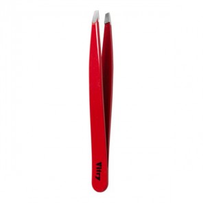 Vitry pince à épiler pocket mors biais inox bordeaux