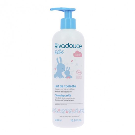 Rivadouce bébé lait de toilette bio 500ml