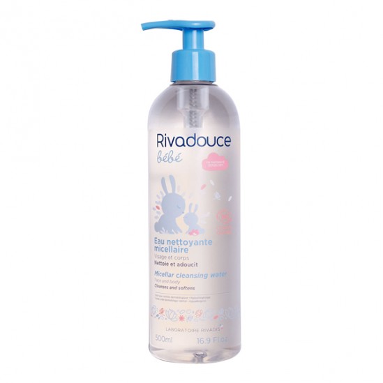 Rivadouce bébé eau nettoyante micellaire bio 500ml