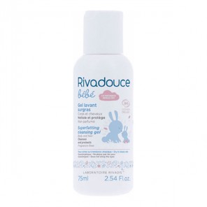 Rivadouce bébé gel lavant surgras bio 75ml