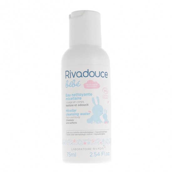 Rivadouce bébé eau nettoyante micellaire bio 75ml