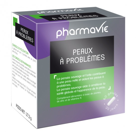 Pharmavie peaux à problèmes 60 gélules 27g