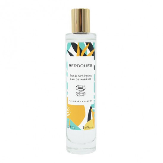 Berdoues eau de parfum bio fleur de tiaré & ylang 50ml
