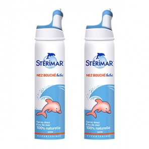 Stérimar nez bouché bébé cuivre hypertonique lot de 2x100ml