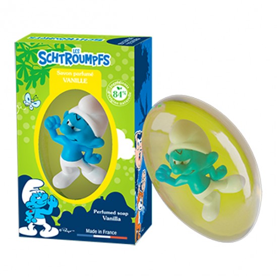 Le comptoir du bain les schtroumpfs savon parfumé vanille 8g