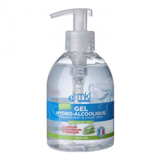 Mkl gel hydroalcoolique main aloe vera 300ml