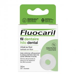 Fluocaril fil dentaire infusé au fluor 30m