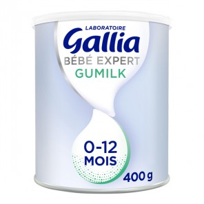 Gallia Bébé Expert Gumilk Lait en Poudre Anti-Régurgitations 400g