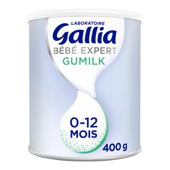 Gallia Bébé Expert Gumilk Lait en Poudre Anti-Régurgitations 400g
