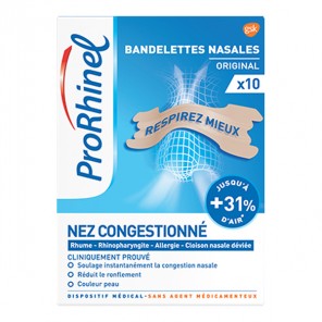 Prorhinel Bandelettes nasales original x10