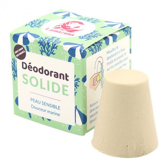 Lamazuna déodorant solide peau sensible douceur marine 30g