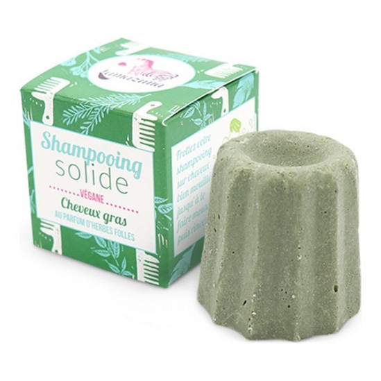 Lamazuna shampoing solide cheveux gras herbes folles 55g