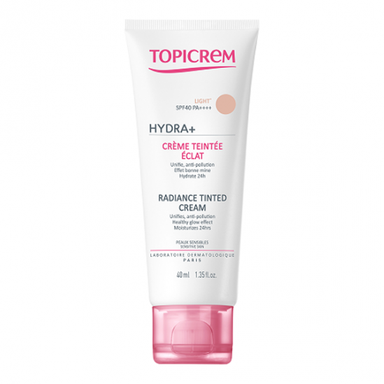Topicrem hydra+ crème teintée éclat 40ml
