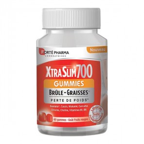 Forté pharma xtraslim 700 gummies brûle graisses 60 gommes