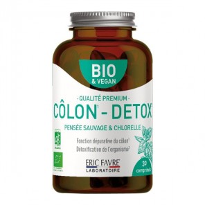 Eric favre côlon detox bio 30 comprimés