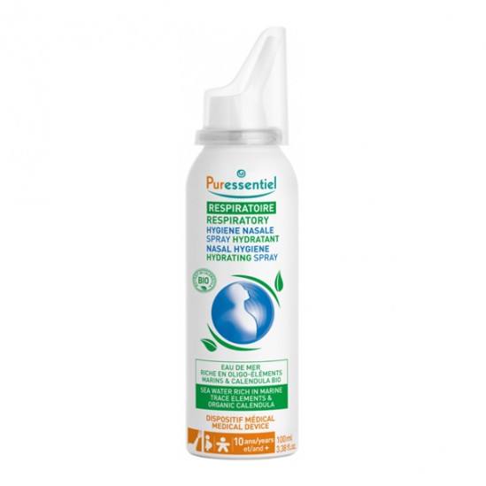 Puressentiel spray hygiène nasale hydratant bio 100ml