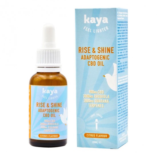 Kaya Huile Adaptogène Rise & Shine 3% CBD 30ml