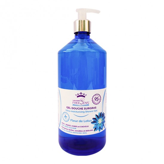Freesens gel douche surgras fleur de lotus 1L